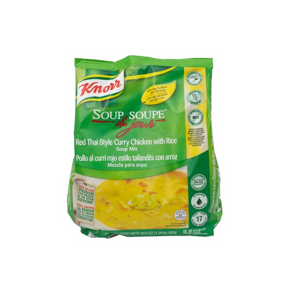 Knorr Soup Du Jour Red Thai Style Curry Chicken With Rice Mix 20.6 oz